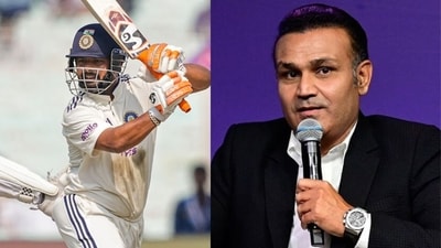 Rishabh Pant broke Virender Sehwag's record for most sixes by an Indian in Test cricket. Rishabh Pant broke Virender Sehwag's record for most sixes by an Indian in Test cricket.