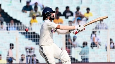 KL Rahul plays a shot during day 2 of the 1st test match against South Africa, at Eden Gardens in Kolkata. (ANI) KL Rahul plays a shot during day 2 of the 1st test match against South Africa, at Eden Gardens in Kolkata. (ANI)