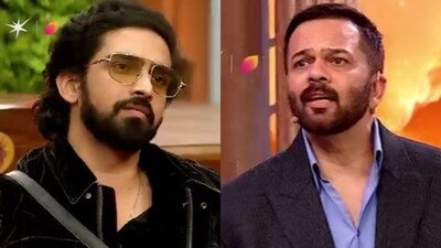 Rohit Shetty bashes Amaal Mallik in fiery Weekend Ka Vaar promo. Rohit Shetty bashes Amaal Mallik in fiery Weekend Ka Vaar promo.