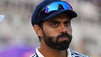Kolkata, India - Nov. 15, 2025: Indian bowler Ravindra Jadeja on second day of India-SA First Test match at Eden Gardens in Kolkata, India, on Saturday, November 15, 2025. (Photo by Samir Jana/ Hindustan Times) (Hindustan Times) Kolkata, India - Nov. 15, 2025: Indian bowler Ravindra Jadeja on second day of India-SA First Test match at Eden Gardens in Kolkata, India, on Saturday, November 15, 2025. (Photo by Samir Jana/ Hindustan Times) (Hindustan Times)