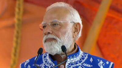 PM Modi said that his government has taken several steps to empower the tribal community. (Photo/Youtube of Narendra Modi) PM Modi said that his government has taken several steps to empower the tribal community. (Photo/Youtube of Narendra Modi)