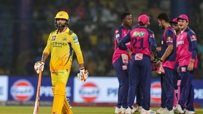 Ravindra Jadeja joins Rajasthan Royals for IPL 2026. (PTI) Ravindra Jadeja joins Rajasthan Royals for IPL 2026. (PTI)