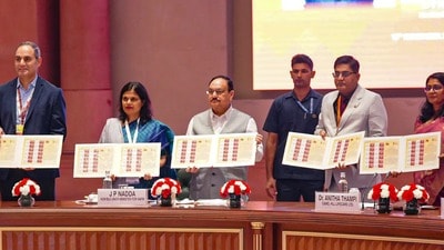 কল্যাণী এইমসে ‘AMRIT’ উদ্বোধন করলেন জেপি নড্ডা (ছবি - PTI)