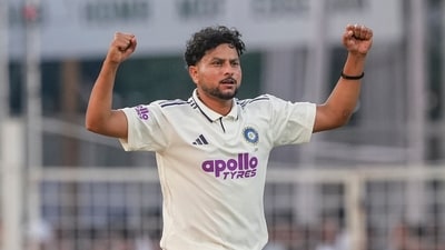 Meanwhile, Kuldeep Yadav also took two wickets for India. (PTI) Meanwhile, Kuldeep Yadav also took two wickets for India. (PTI)