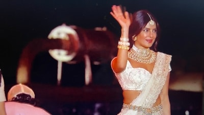 Priyanka Chopra spoke about Mahesh Babu and his family at the event. Priyanka Chopra spoke about Mahesh Babu and his family at the event.