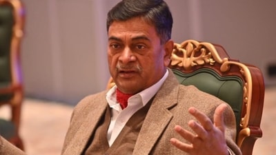 In October, ahead of the Bihar assembly polls, RK Singh had shared a post on Facebook urging voters to not vote for leaders with criminal backgrounds, including several NDA candidates. (X/@OfficeOfRKSingh) In October, ahead of the Bihar assembly polls, RK Singh had shared a post on Facebook urging voters to not vote for leaders with criminal backgrounds, including several NDA candidates. (X/@OfficeOfRKSingh)