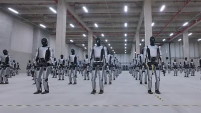 Social media users are both fascinated and unsettled by the video. ( @UBTECH Robotics/YouTube) Social media users are both fascinated and unsettled by the video. ( @UBTECH Robotics/YouTube)