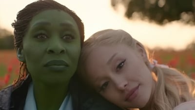 Wicked: For Good stars Ariana Grande and Cynthia Erivo. (YouTube/Universal Pictures UK) Wicked: For Good stars Ariana Grande and Cynthia Erivo. (YouTube/Universal Pictures UK)