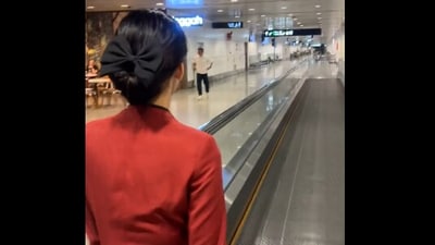 An Indian woman shared how a Kuala Lumpur airport staffer assisted her with immigration and luggage transfer, helping her board her next flight in time. (X/@Kulfei) An Indian woman shared how a Kuala Lumpur airport staffer assisted her with immigration and luggage transfer, helping her board her next flight in time. (X/@Kulfei)