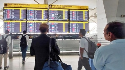 The AAI manages air traffic control towers and air traffic services at 120 airports across India. (Hindustan Times) The AAI manages air traffic control towers and air traffic services at 120 airports across India. (Hindustan Times)