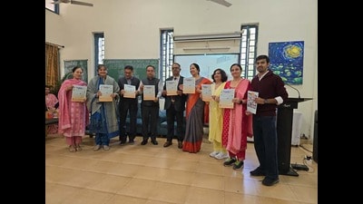 The programme commenced with the college anthem, followed by a warm welcome address by college principal Dr Sapna Nanda, who shared the institution’s recent milestones, academic achievements, and initiatives that continue to uphold the college’s legacy of excellence in teacher education (HT File)