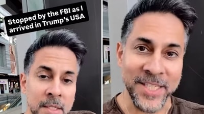 CEO Vishen Lakhiani says he was stopped in Miami by two FBI agents. (Instagram/@vishen) CEO Vishen Lakhiani says he was stopped in Miami by two FBI agents. (Instagram/@vishen)