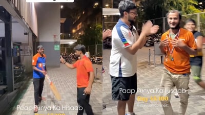 Scenes from the video showed everyone playing together in a parking area. (@mayuusic_vines_/Instagram) Scenes from the video showed everyone playing together in a parking area. (@mayuusic_vines_/Instagram)