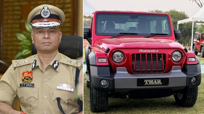 DG OP Singh had said Thar SUV owners had a "certain kind of behaviour", linking it with tendency to break the law. (HT File Photos) DG OP Singh had said Thar SUV owners had a "certain kind of behaviour", linking it with tendency to break the law. (HT File Photos)