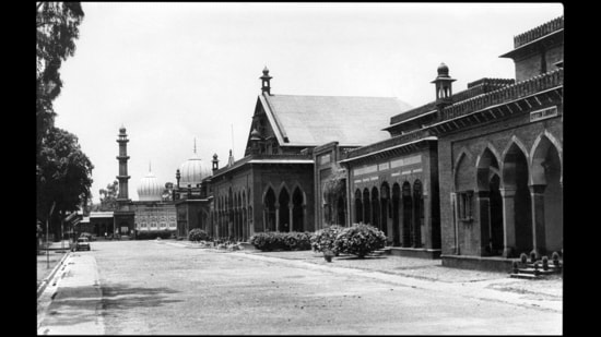 A view of Aligarh Muslim University taken on 08 June 1989 (Arun Jetlie/HT Photo)