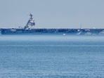 The USS Gerald R. Ford aircraft carrier leaves Naval Station Norfolk, June 23, 2025, in Norfolk, Va. The USS Gerald R. Ford aircraft carrier leaves Naval Station Norfolk, June 23, 2025, in Norfolk, Va.