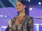 Indian contestant Manika Vishwakarma strutted down the runway in a regal ethnic style. Indian contestant Manika Vishwakarma strutted down the runway in a regal ethnic style.