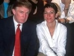 President Donald Trump is seen with Jeffrey Epstein's accomplice, Ghislaine Maxwell, in an old photograph.