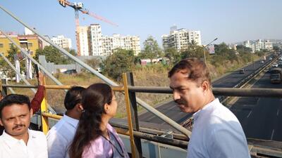 Sule reviews Pune’s Navale Bridge accident stretch