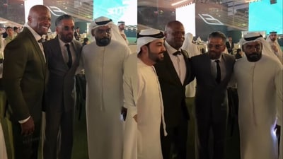 Terry Crews meets Suniel Shetty (Instagram/terrycrews) Terry Crews meets Suniel Shetty (Instagram/terrycrews)