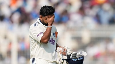 Chasing 124 runs, India crumbled to 93/9 in 35 overs, and also had a batter less due to Shubman Gill's injury. (AP) Chasing 124 runs, India crumbled to 93/9 in 35 overs, and also had a batter less due to Shubman Gill's injury. (AP)