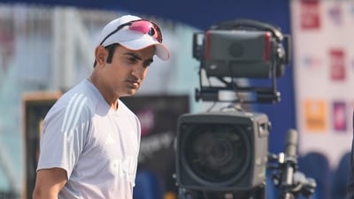 India's head coach Gautam Gambhir walks off the field on the first day of the first cricket test match between India and South Africa in Kolkata (AP) India's head coach Gautam Gambhir walks off the field on the first day of the first cricket test match between India and South Africa in Kolkata (AP)