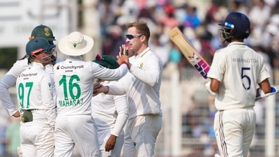 South Africa defeated India by 30 runs on Day 3 of the opening Test at Eden Gardens in Kolkata. (PTI) South Africa defeated India by 30 runs on Day 3 of the opening Test at Eden Gardens in Kolkata. (PTI)