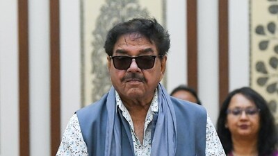 TMC MP Shatrughan Sinha cast his vote for the Vice President Election at the Parliament, in New Delhi on Tuesday. (ANI) TMC MP Shatrughan Sinha cast his vote for the Vice President Election at the Parliament, in New Delhi on Tuesday. (ANI)