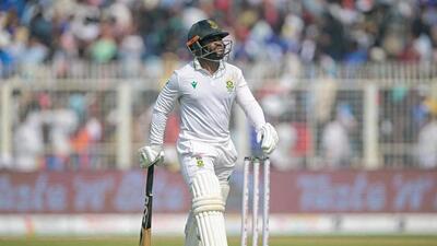 Sunday’s knock was Temba Bavuma’s seventh score of above 50 in the last 11 innings for South Africa. (AFP)