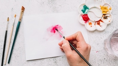 Water colour painting is a creative medium to release your stress and regulate your mental wellbeing. (Picture credit: Freepik) Water colour painting is a creative medium to release your stress and regulate your mental wellbeing. (Picture credit: Freepik)