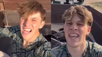 A video of an Australian tourist riding a tractor in India went viral as he praised the country's unpredictability and called it his favourite place. (Instagram/duncan.mcnaught) A video of an Australian tourist riding a tractor in India went viral as he praised the country's unpredictability and called it his favourite place. (Instagram/duncan.mcnaught)