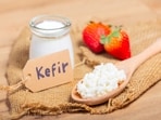 Kefir, a probiotic yoghurt drink you Kefir, a probiotic yoghurt drink you