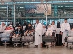 A handout photo shows Syed Naseeruddin and his family before their departure for Saudi Arabia, in Hyderabad, Monday, Nov. 17, 2025. Naseeruddin and 18 family members later lose their lives in a bus fire accident in Saudi Arabia.
A handout photo shows Syed Naseeruddin and his family before their departure for Saudi Arabia, in Hyderabad, Monday, Nov. 17, 2025. Naseeruddin and 18 family members later lose their lives in a bus fire accident in Saudi Arabia.