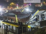 The outsized billboard in Ghatkopar was blown over in a dust storm, killing 17 and injuring over 70 in May last year (PTI) The outsized billboard in Ghatkopar was blown over in a dust storm, killing 17 and injuring over 70 in May last year (PTI)