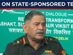 Army Chief Gen. Dwivedi's message to Pak on sponsoring terror Army Chief Gen. Dwivedi's message to Pak on sponsoring terror