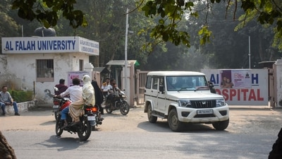 Al-Falah University, Faridabad, which is a central figure in the terror module-Delhi bomb blast nexus of doctors. (HT File Photo) Al-Falah University, Faridabad, which is a central figure in the terror module-Delhi bomb blast nexus of doctors. (HT File Photo)