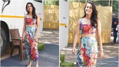 The 25-year-old cricketer Jemimah Jessica Rodrigues impressed on Kajol and Twinkle Khanna's show with a stylish floral co-ord set. The 25-year-old cricketer Jemimah Jessica Rodrigues impressed on Kajol and Twinkle Khanna's show with a stylish floral co-ord set.