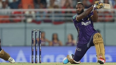 KKR release Andre Russell ahead of IPL 2026 mini auction. (REUTERS)