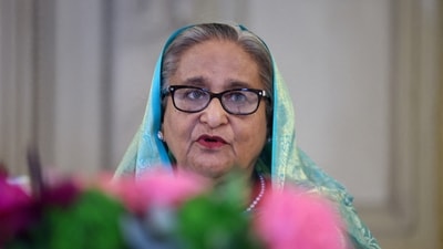 Ousted Bangladeshi Prime Minister Sheikh Hasina's Sajeeb Wazed said that he believes his mother would be convicted. (File/REUTERS)