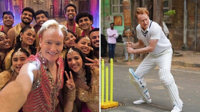 Conan O’Brien is in India currently, seemingly filming an episode of his travel show, Conan O’Brien Must Go. Conan O’Brien is in India currently, seemingly filming an episode of his travel show, Conan O’Brien Must Go.