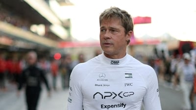 Brad Pitt's F1 will be out on streaming in December. (Reuters)