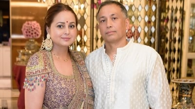 Rohini Acharya's husband is an investment banker based in Singapore. (X/Rohini Acharya) Rohini Acharya's husband is an investment banker based in Singapore. (X/Rohini Acharya)