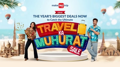 Lock in your dream holiday now with MakeMyTrip offers, lightning drops, and early access before December prices skyrocket. (MakeMyTrip) Lock in your dream holiday now with MakeMyTrip offers, lightning drops, and early access before December prices skyrocket. (MakeMyTrip)