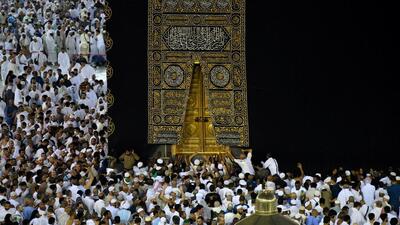 Muslims perform Umrah around the holy Kaaba in Mecca, Saudi Arabia. (Reuters File) Muslims perform Umrah around the holy Kaaba in Mecca, Saudi Arabia. (Reuters File)