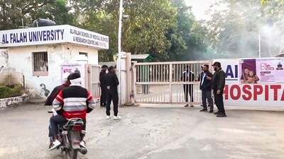 Faridabad's Al-Falah university is where one of the first connections to the alleged "terror module" were revealed by authorities, (PTI Photo) Faridabad's Al-Falah university is where one of the first connections to the alleged "terror module" were revealed by authorities, (PTI Photo)