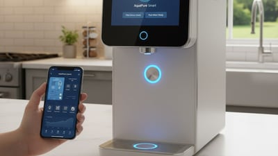 With water purifiers for modern kitchens, you can track water quality, filter life and usage without leaving your sofa. With water purifiers for modern kitchens, you can track water quality, filter life and usage without leaving your sofa.