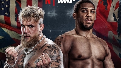 Jake Paul to face Anthony Joshua in December boxing match. (@Netflix/X) Jake Paul to face Anthony Joshua in December boxing match. (@Netflix/X)