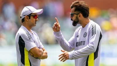 Gautam Gambhir reminded of Virat Kohli in sharp rebuke over India falling into same trap. (AFP) Gautam Gambhir reminded of Virat Kohli in sharp rebuke over India falling into same trap. (AFP)