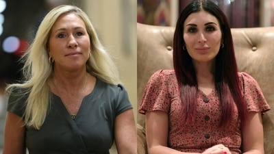 Laura Loomer, who's been a longtime Donald Trump ally, and has butted heads with Marjorie Taylor Greene in the past, lashed out at the Congresswoman. (X/@GeneralMCNews, @4thOfJuly365) Laura Loomer, who's been a longtime Donald Trump ally, and has butted heads with Marjorie Taylor Greene in the past, lashed out at the Congresswoman. (X/@GeneralMCNews, @4thOfJuly365)