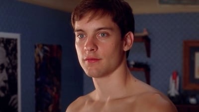 Tobey Maguire as Peter Parker in Spider-Man Tobey Maguire as Peter Parker in Spider-Man